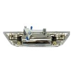 MANIJA DE PORTON HILUX 2016-2026 C/D DX CROMADA *SIN AGUJERO* TAIWAN - Imagen 2