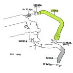 MANGUERA DE VENTEO / ADMISION COROLLA 2002-2005 1ZZFE *CHASIS*SPT - Imagen 3