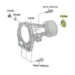 RETEN DE COLA DE CAJA HILUX 2016-2024 4X2 *CAJA AUTOMATICA* ORIGINAL - Imagen 4