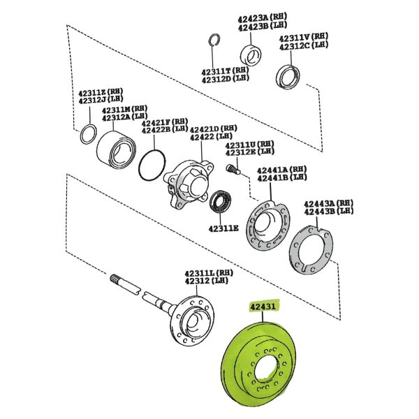 DISCO DE FRENO TRASEROS SW4 2016-2026 HILUX 2024-2026/ PRADO 2009-2015 TRW - Imagen 4
