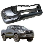 PARAGOLPE DELANTERO HILUX 2021-2023 SR-SRV *SIN REJILLAS* SIN AGUJERO PARA SENSOR*  SPT