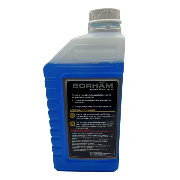LIQUIDO LAVAPARABRISAS BORHAM CONCENTRADO X 1LTS  *BORHAM * - Imagen 2