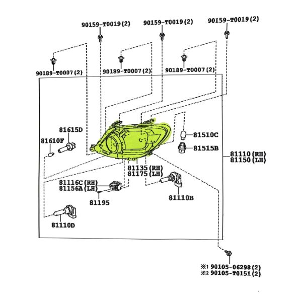 OPTICA SW4 2012-2015 DERECHA XENON TAIWAN - Imagen 5