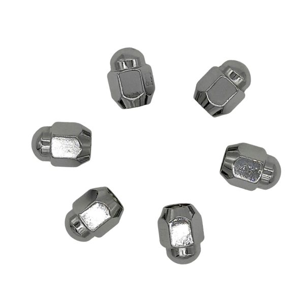 JUEGO X 6 TUERCAS DE RUEDA HILUX-SW4 1992-2026 LLANTA CHAPA ORIGINAL - Imagen 2