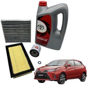 KIT FILTROS SAKURA YARIS + ACEITE 4LTS 5W/30 ORIGINAL