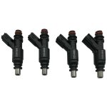 JUEGO X 4 INYECTORES COROLLA 2004-2008 3ZZFE 1.6 **NEGRO** SPT