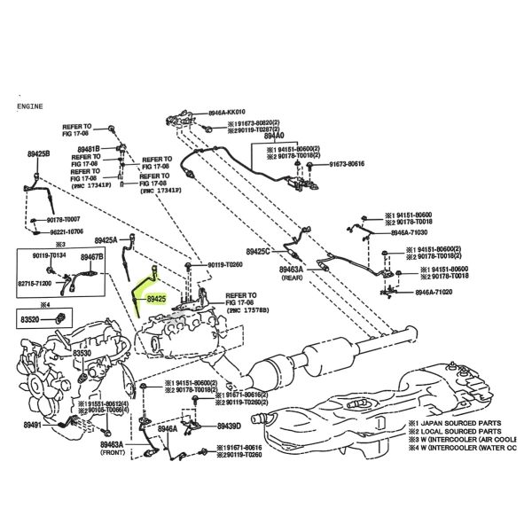 SENSOR TEMPERATURA DE GASES HILUX-SW4 2016-2026 *N1* SPT - Imagen 5