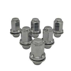 JUEGO X 6 TUERCAS DE RUEDA PARA LLANTA DE ALEACION  HILUX-SW4 1992-2026