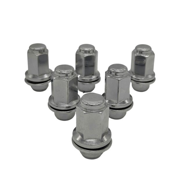 1_639264627397472915.png JUEGO X 6 TUERCAS DE RUEDA PARA LLANTA DE ALEACION HILUX-SW4 1992-2026 - Imagen 1