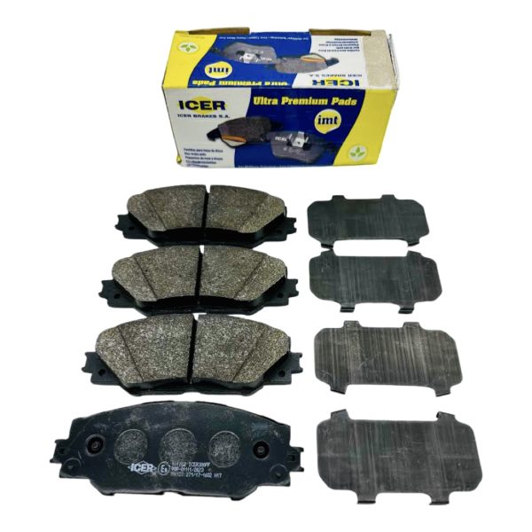 1_639277551139050826.jpg *** LIQUIDACION *** JGO. PASTILLAS DE FRENO DELANTERAS RAV4 2010-2018 ICER (VER CON CHASIS) - Imagen 1