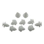 JUEGO X 10 CLIP TAPIZADO PUERTA HILUX-ETIOS **BLANCO**