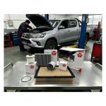 KIT FILTROS HILUX-SW4 2016-2026 AIRE ACEITE GAS OIL ANTIPOLEN CARBON ACTIVADO *KIT PREMIUM SAKURA* - Imagen 4