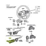 PALANCA LLAVE DE LUCES HILUX 2016-2026 DX  "VER CHASIS" ORIGINAL - Imagen 4